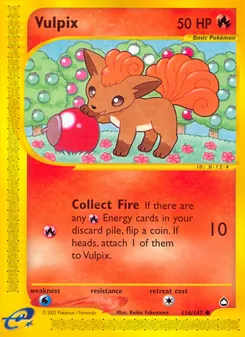 Vulpix (Aquapolis #116)