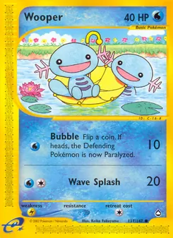 Wooper (Aquapolis #117)