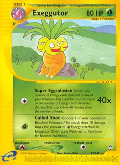 Exeggutor (Aquapolis #12)