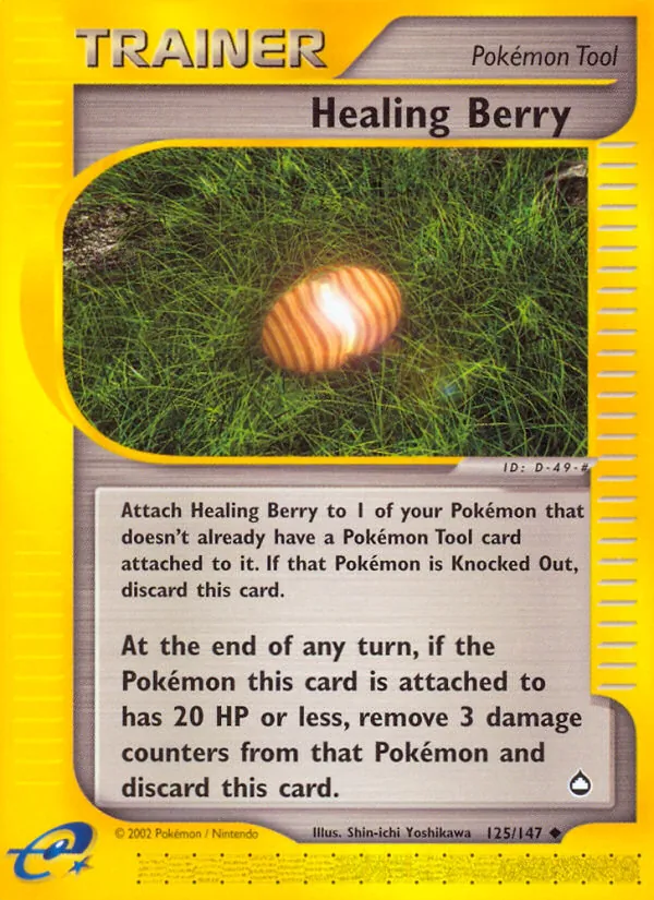 Healing Berry — Aquapolis #125 (Pokémon TCG card)