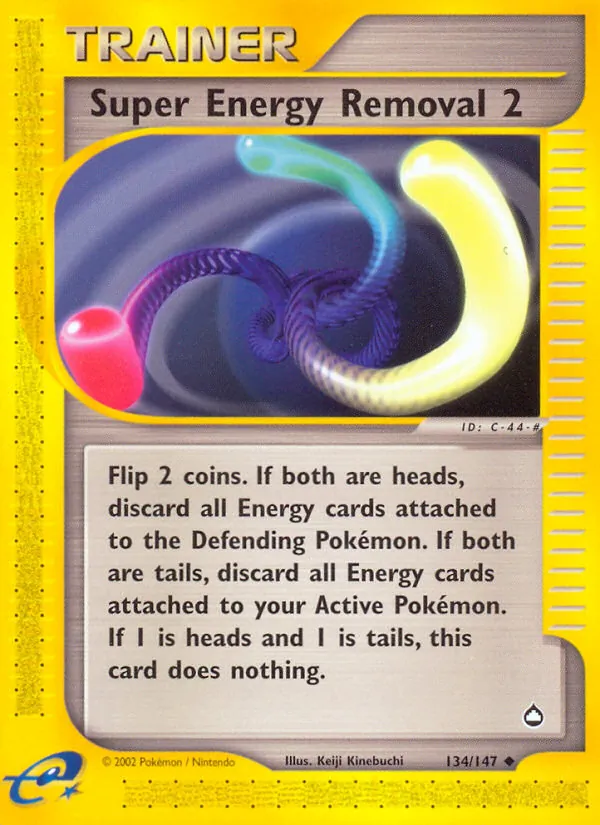 Super Energy Removal 2 — Aquapolis #134 (Pokémon TCG card)