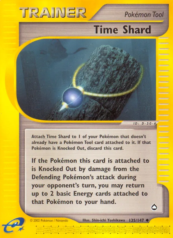 Time Shard — Aquapolis #135 (Pokémon TCG card)