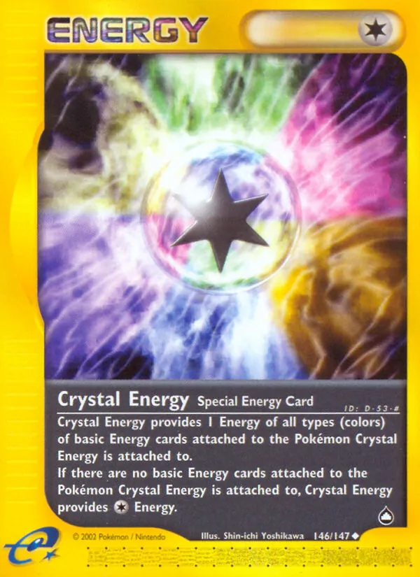 Crystal Energy — Aquapolis #146 (Pokémon TCG card)
