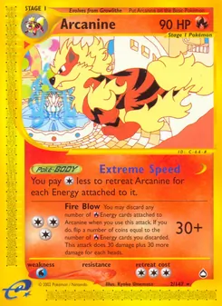 Arcanine (Aquapolis #2)