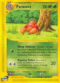 Parasect (Aquapolis #27)