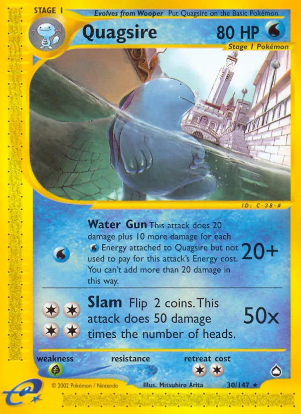Quagsire — Aquapolis #30 (Pokémon TCG card)