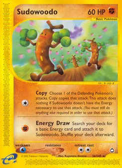 Sudowoodo (Aquapolis #36)