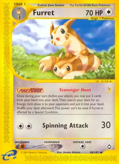 Furret (Aquapolis #48)
