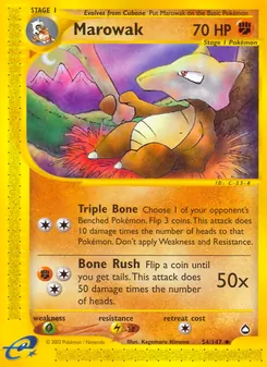 Marowak (Aquapolis #54)