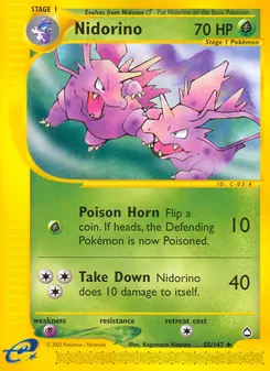 Nidorino (Aquapolis #55)