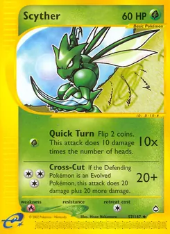 Scyther (Aquapolis #57)