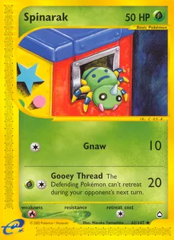 Spinarak (Aquapolis #62)