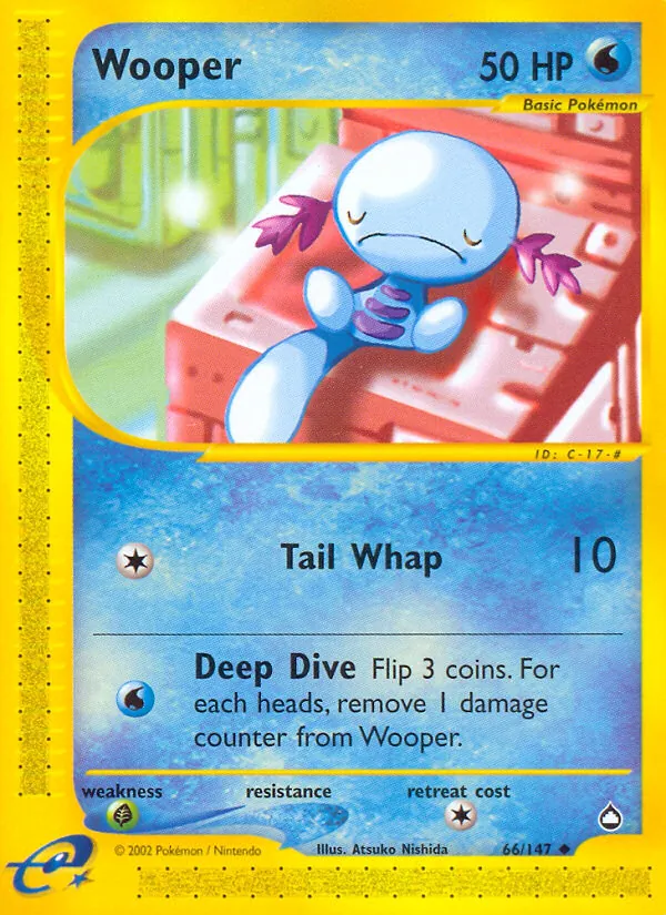 Wooper — Aquapolis #66 (Pokémon TCG card)