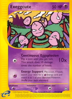 Exeggcute (Aquapolis #77)
