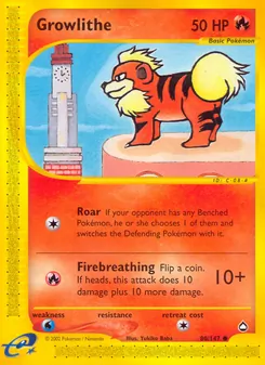 Growlithe (Aquapolis #80)