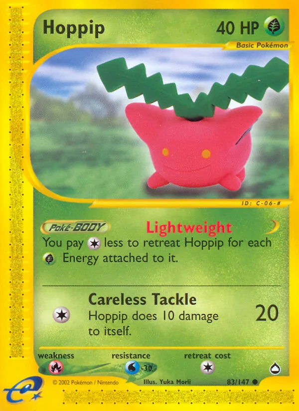 Hoppip — Aquapolis #83 (Pokémon TCG card)