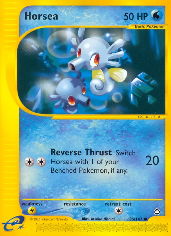 Horsea — Aquapolis #85 (Pokémon TCG card)