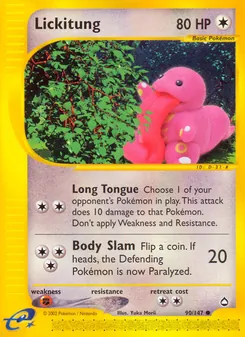 Lickitung (Aquapolis #90)
