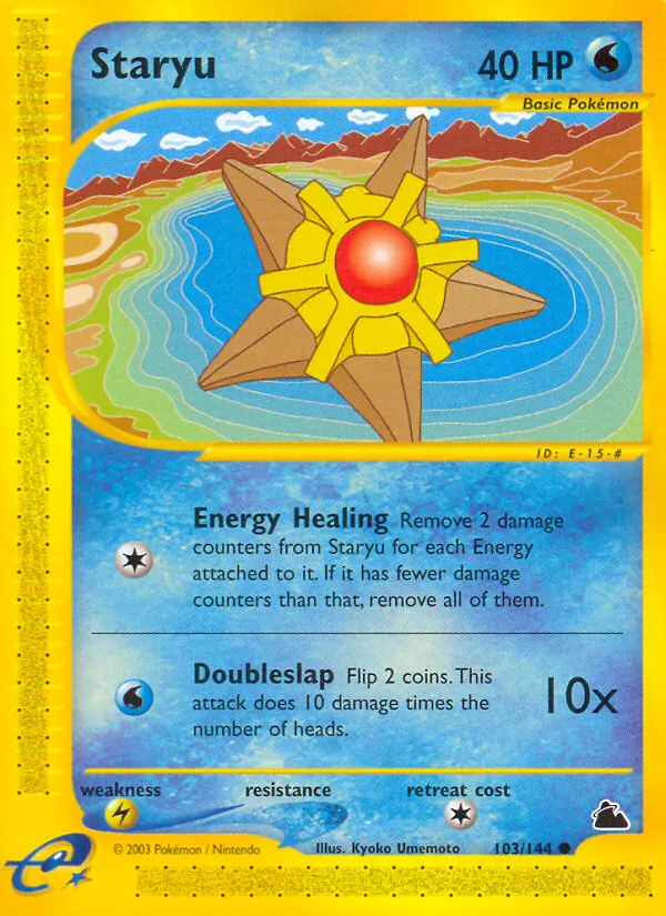 Staryu — Skyridge #103 (Pokémon TCG card)