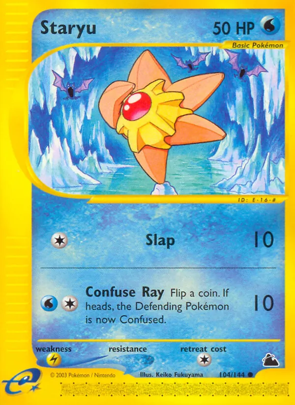 Staryu — Skyridge #104 (Pokémon TCG card)