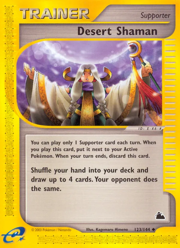 Desert Shaman — Skyridge #123 (Pokémon TCG card)