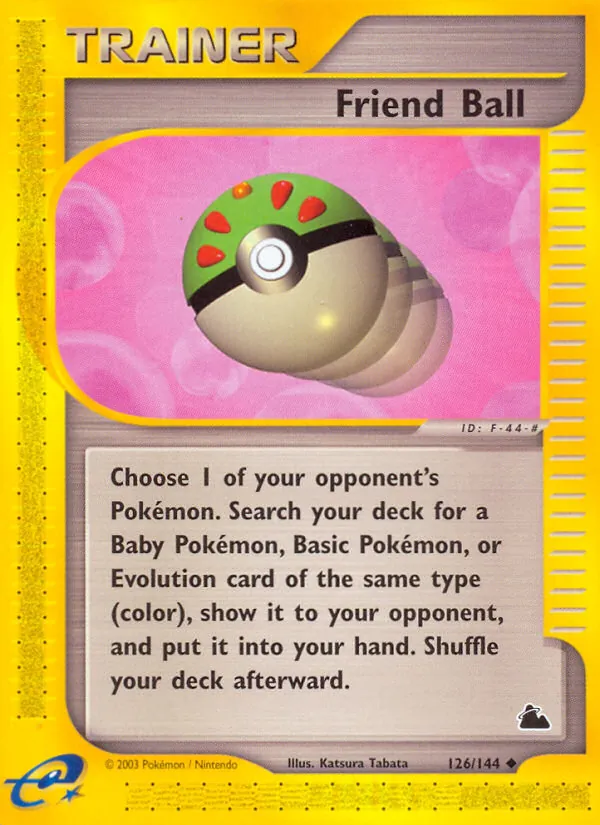 Friend Ball — Skyridge #126 (Pokémon TCG card)