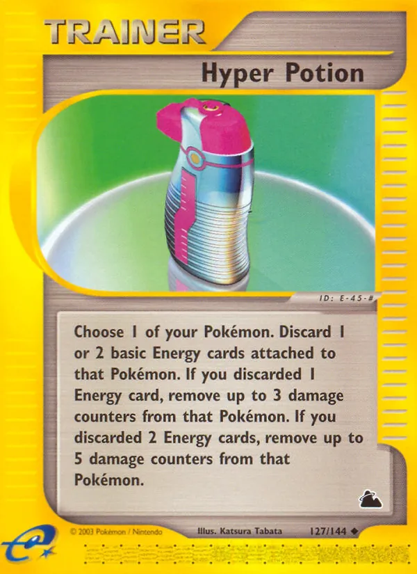 Hyper Potion — Skyridge #127 (Pokémon TCG card)
