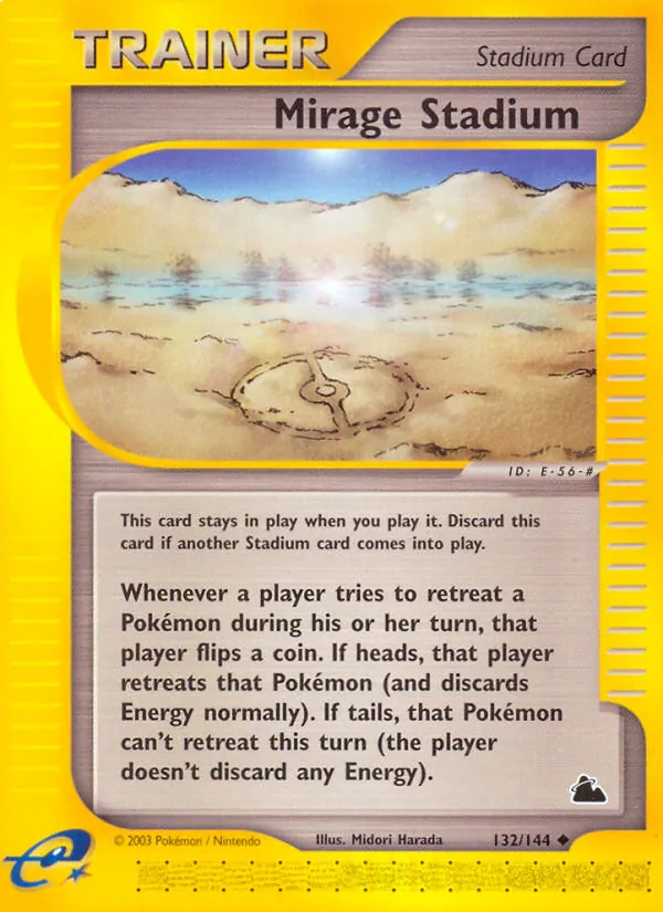 Mirage Stadium — Skyridge #132 (Pokémon TCG card)