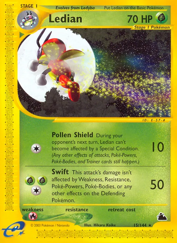 Ledian — Skyridge #15 (Pokémon TCG card)