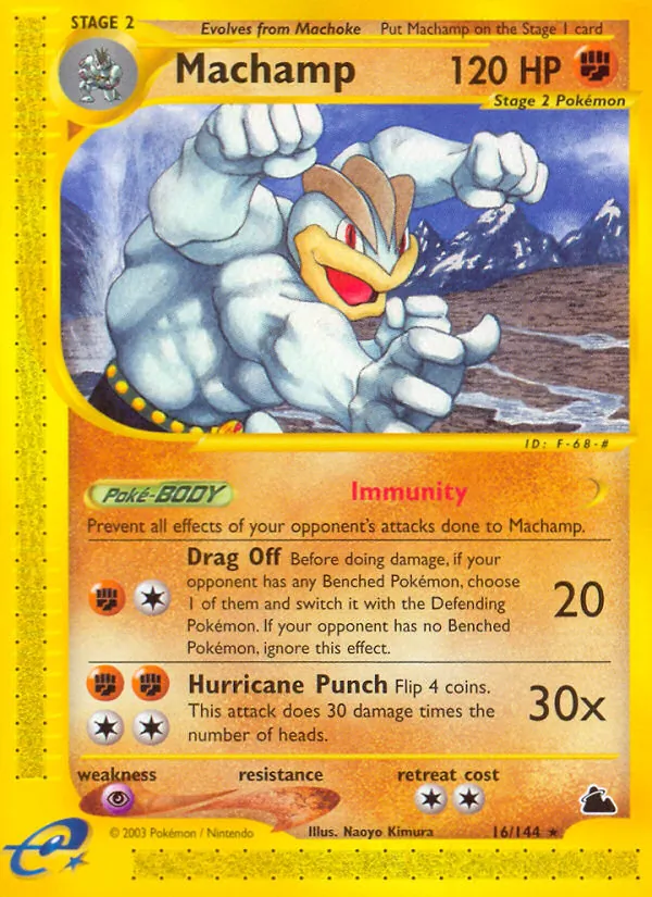 Machamp — Skyridge #16 (Pokémon TCG card)