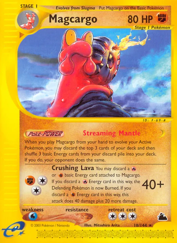 Magcargo — Skyridge #18 (Pokémon TCG card)