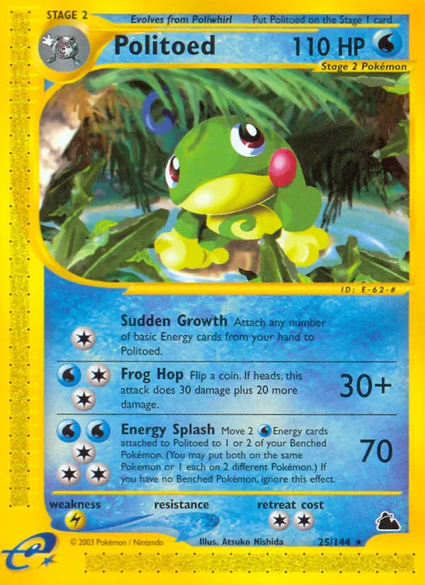 Politoed — Skyridge #25 (Pokémon TCG card)