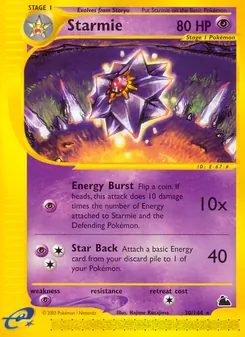 Starmie (Skyridge #30)