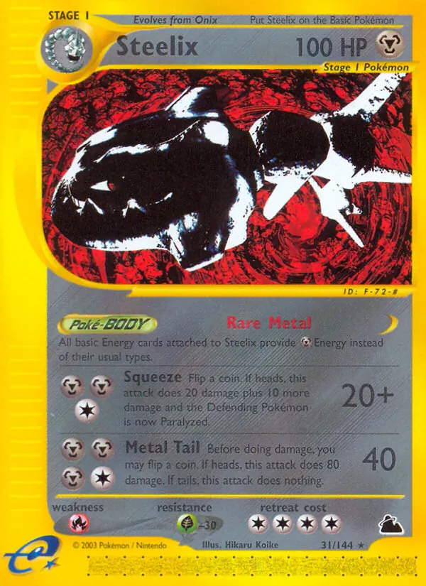 Steelix — Skyridge #31 (Pokémon TCG card)