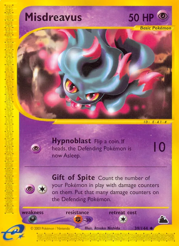 Misdreavus — Skyridge #39 (Pokémon TCG card)
