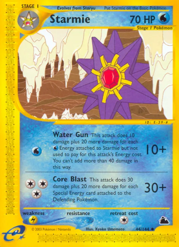Starmie — Skyridge #44 (Pokémon TCG card)
