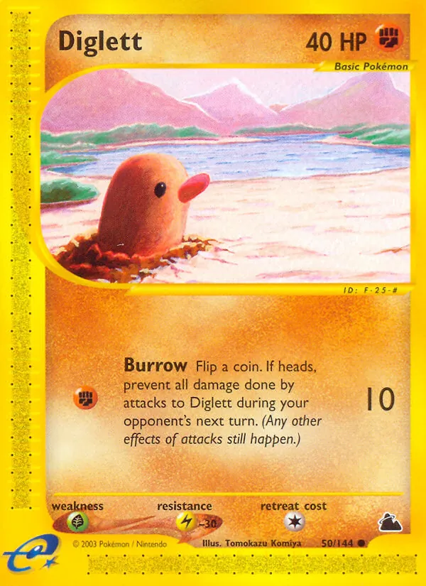 Diglett — Skyridge #50 (Pokémon TCG card)