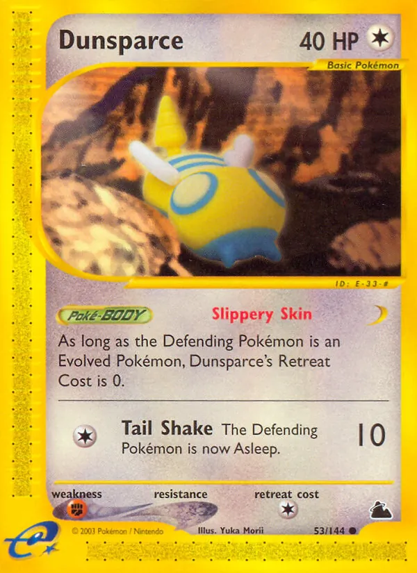 Dunsparce — Skyridge #53 (Pokémon TCG card)