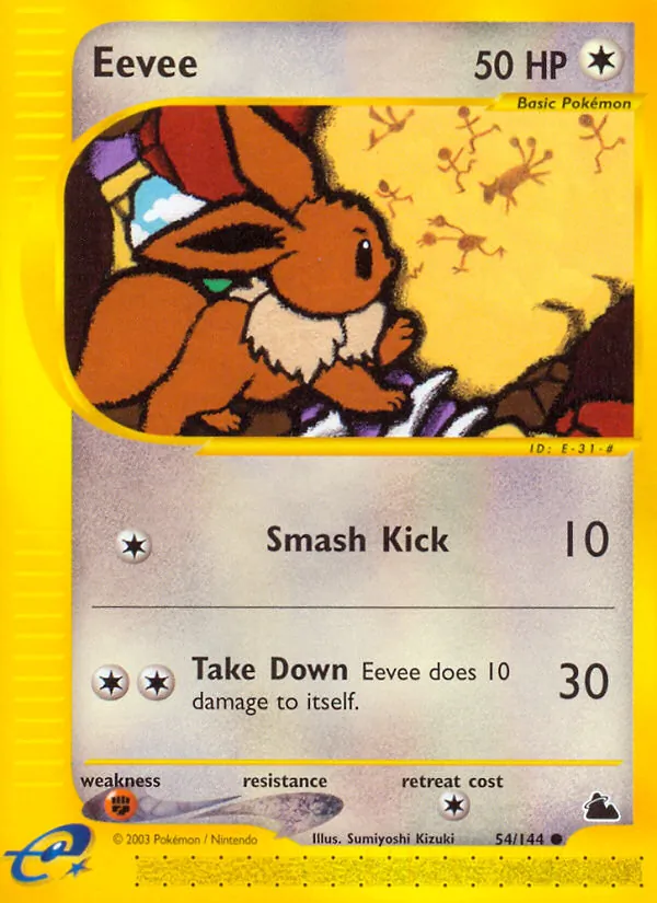 Eevee — Skyridge #54 (Pokémon TCG card)