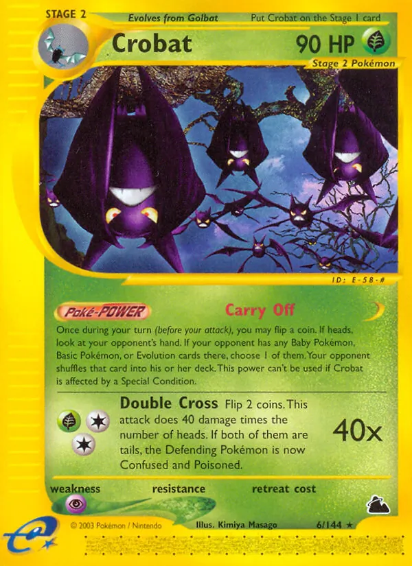 Crobat — Skyridge #6 (Pokémon TCG card)