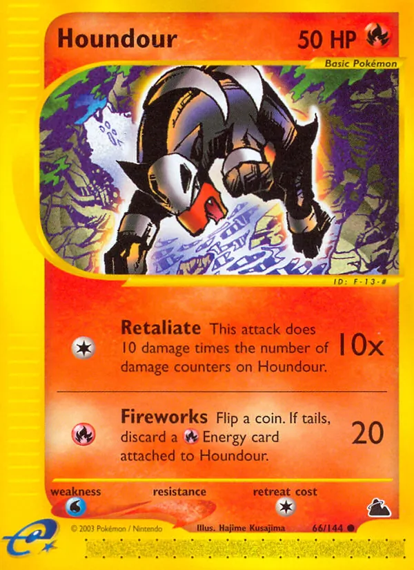 Houndour — Skyridge #66 (Pokémon TCG card)