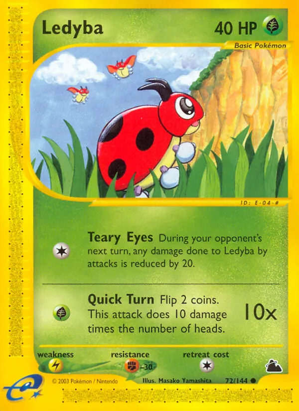 Ledyba — Skyridge #72 (Pokémon TCG card)