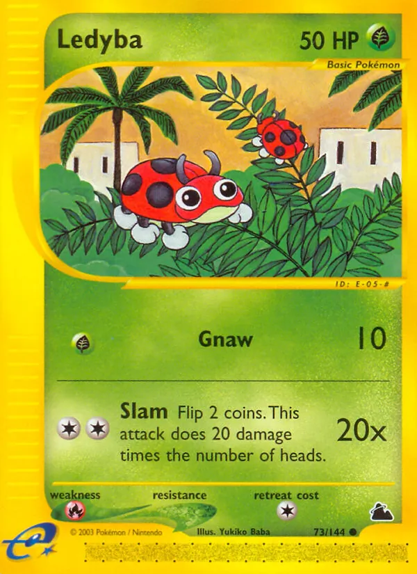 Ledyba — Skyridge #73 (Pokémon TCG card)