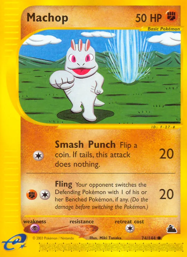 Machop — Skyridge #74 (Pokémon TCG card)