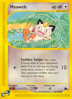 Meowth (Skyridge #78)