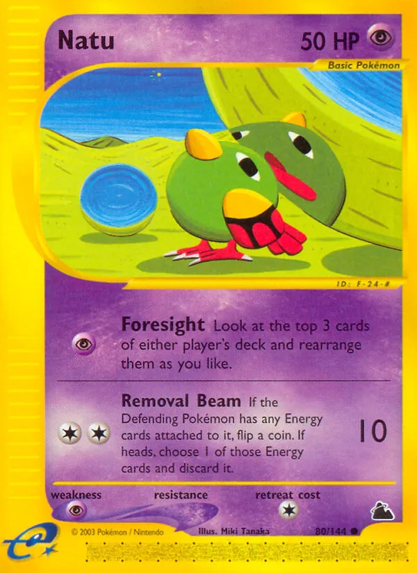Natu — Skyridge #80 (Pokémon TCG card)