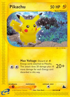 Pikachu (Skyridge #84)