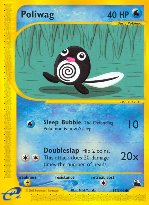 Poliwag — Skyridge #87 (Pokémon TCG card)