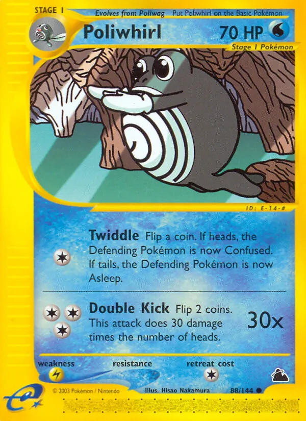 Poliwhirl — Skyridge #88 (Pokémon TCG card)