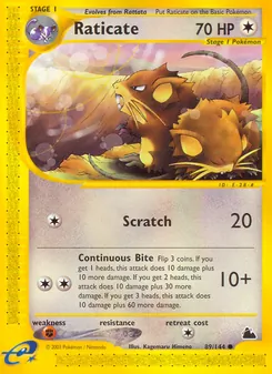 Raticate (Skyridge #89)